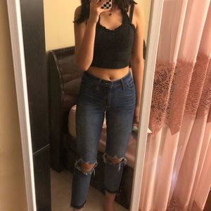 Hollister Mid Rise Ankle Jeans